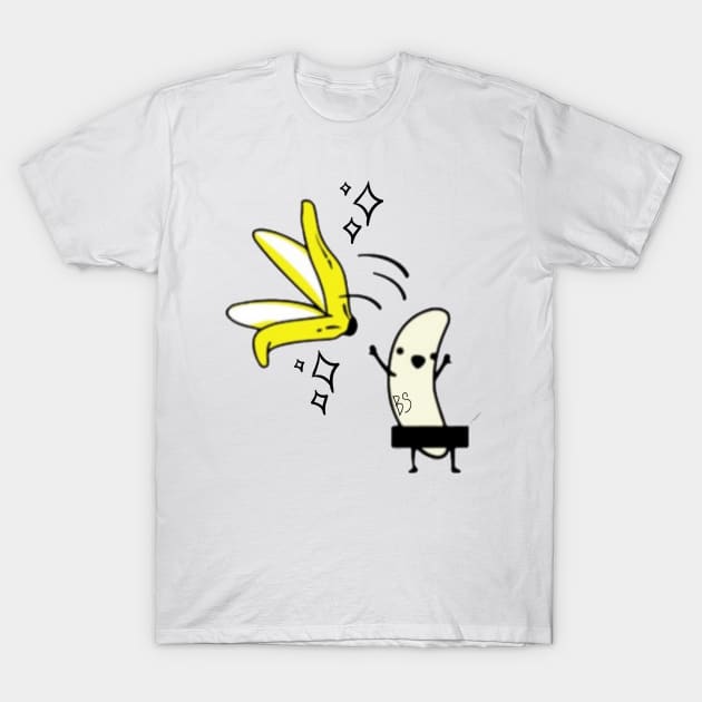 Banana Sparkles Karaoke Gods T-Shirt by jennifersoldner